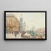 Kukkatori - Eugène Galien-Laloue — kehystetty taideteos seinällä