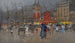Le Moulin Rouge, Pariisi - Eugène Galien-Laloue — näkymä teoksesta