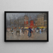 Le Moulin Rouge, Pariisi - Eugène Galien-Laloue — kehystetty taideteos seinällä