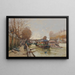 Le Quai de la Seine - Eugène Galien-Laloue — kehystetty taideteos seinällä