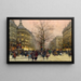 Les Grands Boulevards, Pariisi - Eugène Galien-Laloue — kehystetty taideteos seinällä