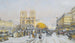 Notre-Dame-maalaus - Eugène Galien-Laloue — näkymä teoksesta