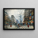 Pariisin maalaus, Porte Saint-Denis - Eugène Galien-Laloue — kehystetty taideteos seinällä