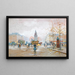 Place Clichy - Eugène Galien-Laloue — kehystetty taideteos seinällä
