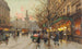 Reproduktiokuva Place de la République - Eugène Galien-Laloue — näkymä teoksesta
