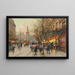 Reproduktiokuva Place de la République - Eugène Galien-Laloue — kehystetty taideteos seinällä