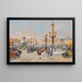 Place de la Concorde - Eugène Galien-Laloue — kehystetty taideteos seinällä