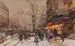 Porte Saint-Denis - Eugène Galien-Laloue — näkymä teoksesta