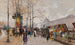 Quai Voltaire - Eugène Galien-Laloue — näkymä teoksesta