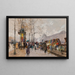 Quai Voltaire - Eugène Galien-Laloue — kehystetty taideteos seinällä