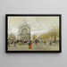 Saint-Augustin kirkko Pariisissa - Eugène Galien-Laloue — kehystetty taideteos seinällä
