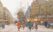 Teatterin Gymnase-näyttämön maalaus, Bonne-Nouvelle-boulevard - Eugène Galien-Laloue — näkymä teoksesta