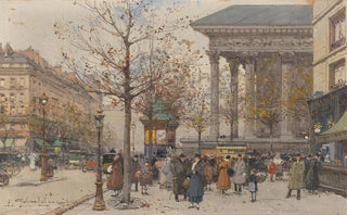 Eugne GalienLaloue - Vue anime de la Madeleine.webp