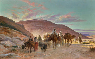 Eugne Girardet - A Desert Caravan.webp