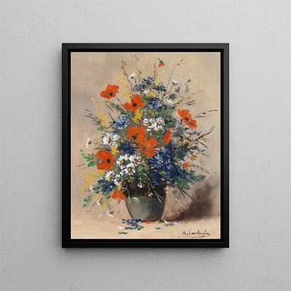 Eugne Henri Cauchois - Sommerblumenstrauss.webp