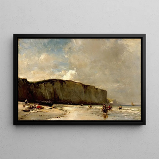 Eugne Isabey - View Along the Norman Coast.webp