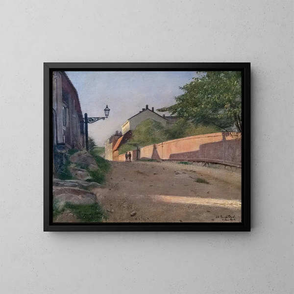 Dbelnsgatan - Eugène Jansson — kehystetty taideteos seinällä