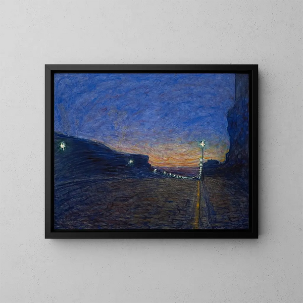 Hornsgatan - Eugène Jansson — kehystetty taideteos seinällä