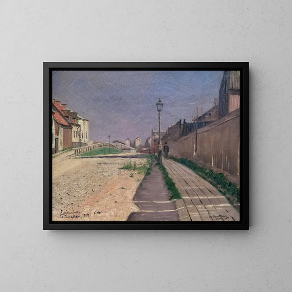 Rue Roslagsgatan - Eugène Jansson — kehystetty taideteos seinällä