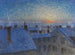Auringonnousu katoilla, Stockholm-malli - Eugène Jansson — näkymä teoksesta