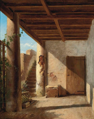 Eugne Joseph Verboeckhoven - A Sunlit Passage.webp