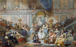 Eugne Lami - The Marble Staircase.webp