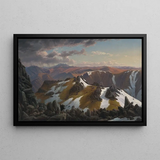 Eugne von Gurard - Northeast view from the northern top of Mount Kosciusko.webp