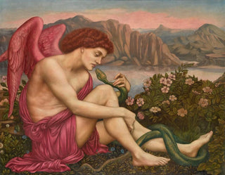 Evelyn De Morgan - The Angel With The Serpent.webp