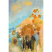 Maalauksen jäljennös Evocation de Roussel - Odilon Redon