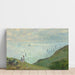 Maalauksen jäljennös Falaises à Pourville - Claude Monet