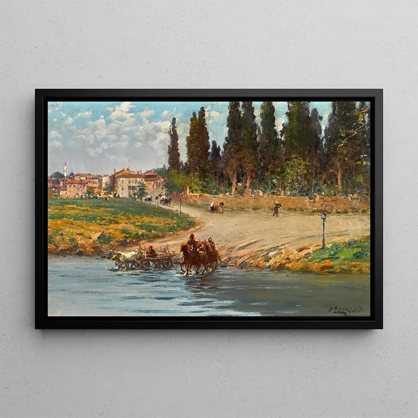 Fausto Zonaro - At The Waters Edge.webp