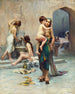 Hamam, kylpy - Fausto Zonaro — näkymä teoksesta