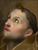 Study for the head of Saint Francis - Federico Barocci — näkymä teoksesta