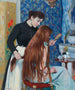 La coiffure - Federico Zandomeneghi — näkymä teoksesta