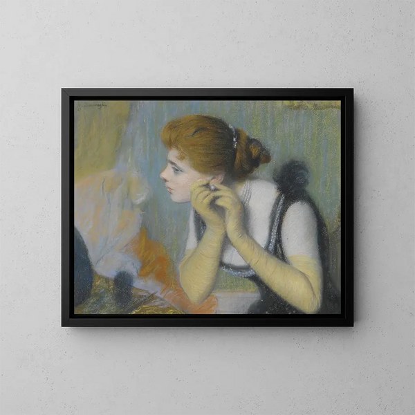 La perle - Federico Zandomeneghi — kehystetty taideteos seinällä