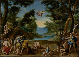 Cupidon et Pan - Federico Zuccaro — näkymä teoksesta