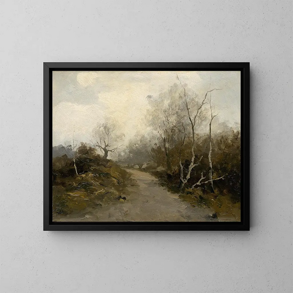 Route forestière - Felicjan Moczik — kehystetty taideteos seinällä