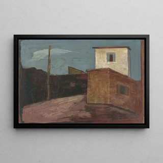 Felix Nussbaum - Strae mit Telefonmasten.webp