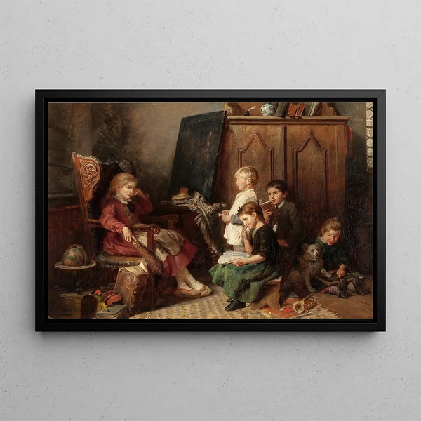 Felix Schlesinger - Children Reading.webp