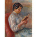 Maalauksen jäljennös Nainen lukemassa - Pierre-Auguste Renoir