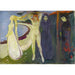 Maalauksen jäljennös Nainen. Sphinx - Edvard Munch