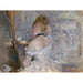 Maalauksen jäljennös Nainen valmistautumassa - Berthe Morisot