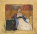Nainen istuu - Edwin Austin Abbey — näkymä teoksesta