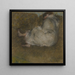 Nainen istuu sohvalla - Edgar Degas — kehystetty taideteos seinällä