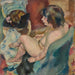 Nainen koiran kanssa - Jules Pascin — näkymä teoksesta