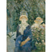 Maalauksen jäljennös Naismaalaus puutarhassa - Berthe Morisot