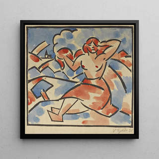 Femme dans un paysage - Vclav pla