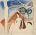 Nainen ja vuori - André Derain — näkymä teoksesta