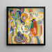 Portugalilainen nainen - Robert Delaunay — kehystetty taideteos seinällä