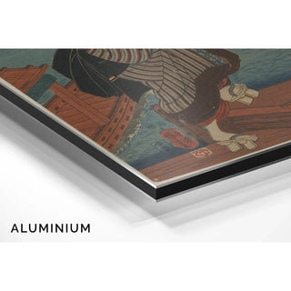 Femme sur le quai - Utagawa Kuniyoshi | Reproduction Tableau Décoration murale affiche copie